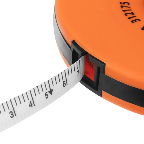 Рулетка геодезическая, 20 м х 12,5 мм, лента ПВХ, закрытый круглый корпус Sparta фото 5