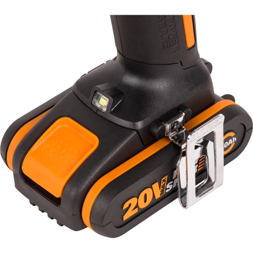 Дрель-шуруповерт аккумуляторная WORX 20В, 2Ач х2, ЗУ 0,4А, сумка WX100.2 фото 9 Дрель-шуруповерт аккумуляторная WORX 20В, 2Ач х2, ЗУ 0,4А, сумка WX100.2 фото 9