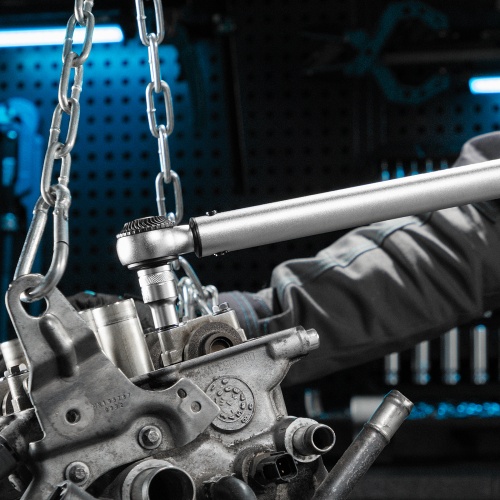 Ключ динамометрический, 20-200 Нм, 1/2", CrV Gross фото 17