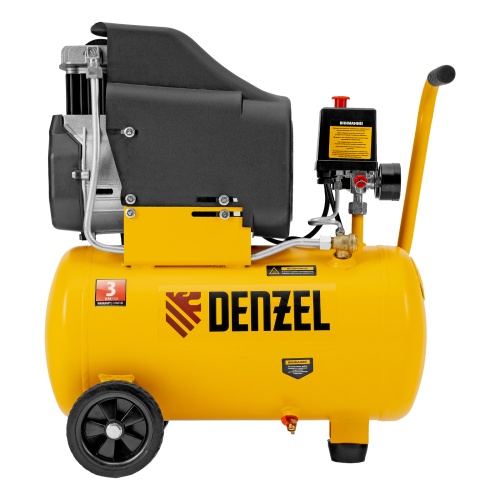 Компрессор воздушный DLC1300/24 безмасляный 1.3 кВт, 24 литра, 206 л/мин Denzel фото 5 Компрессор воздушный DLC1300/24 безмасляный 1.3 кВт, 24 литра, 206 л/мин Denzel фото 5