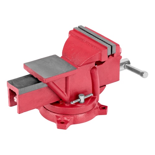 Тиски слесарные, 125 мм, поворотные, с наковальней Matrix фото 4