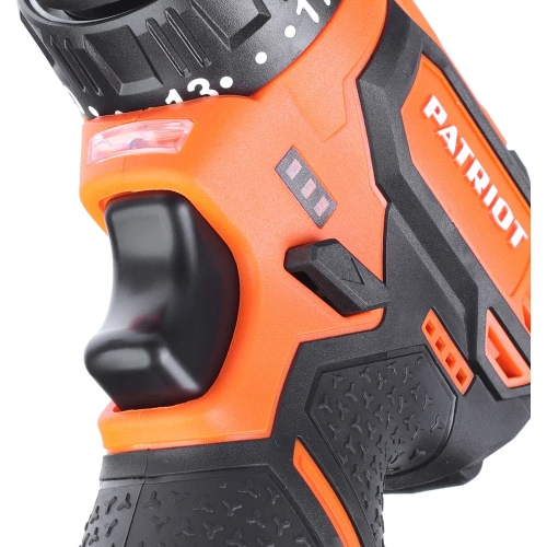 Дрель-шуруповерт аккумуляторная Patriot BR 368Li две АКБ Li Ion 12В 2 0 Ач 45Нм 2 скорости 180201368 фото 10