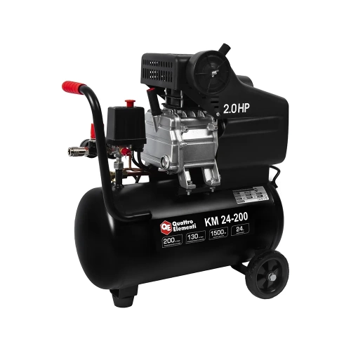 Поршневой масляный компрессор QUATTRO ELEMENTI KM 24-200 248-467 фото 5 Поршневой масляный компрессор QUATTRO ELEMENTI KM 24-200 248-467 фото 5