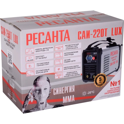 Сварочный инверторный аппарат Ресанта САИ-220Т LUX 65/71 фото 8 Сварочный инверторный аппарат Ресанта САИ-220Т LUX 65/71 фото 8