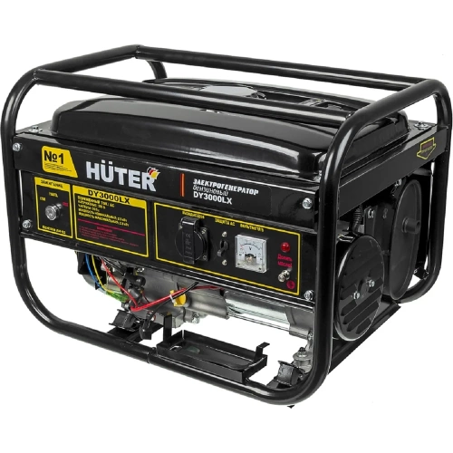 Бензиновый электрогенератор Huter DY3000LX с электростартером 64/1/10 фото 3 Бензиновый электрогенератор Huter DY3000LX с электростартером 64/1/10 фото 3