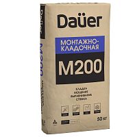 Сухая смесь Dauer М-200 монтажно-кладочная зимняя 50 кг