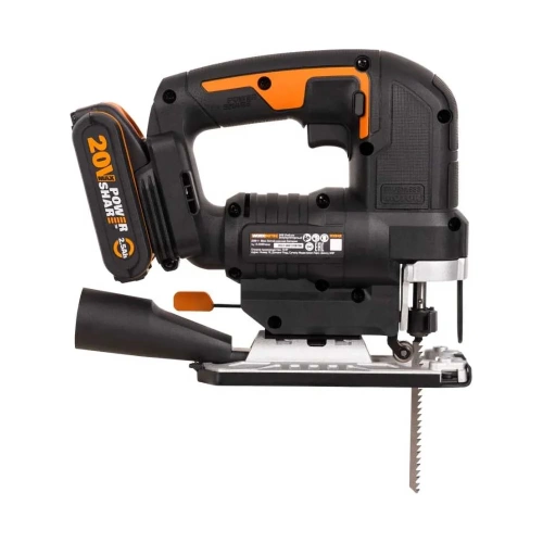 Аккумуляторный бесщеточный лобзик WORX 20 В, 2.5 Ачх1, ЗУ 2 А, кейс WORX WX542 фото 5