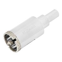 Сверло алмазное по керамограниту, 25 х 67 мм, трехгранный хвостовик Matrix