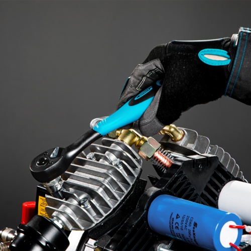 Ключ-трещотка 3/8", CrV, 72 зуба, с быстрым сбросом Gross фото 9