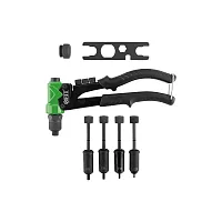 Комбинированный заклепочник FIT Профи для резьбовых заклепок М3-М6 и вытяжных заклепок 2,4-4,8 мм (235 мм) 32070