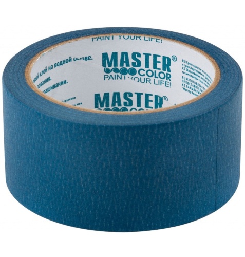 Лента малярная бумажная Master Color 30-6114 синяя 48 мм 25 м