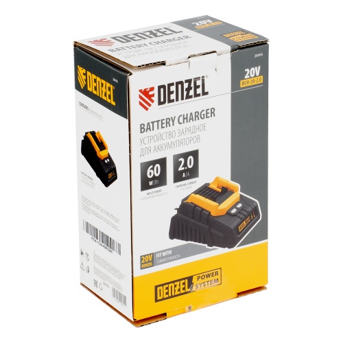 Устройство зарядное для аккумуляторов BCH-20-2.0, Li-Ion, 20 В, 2,0 А// Denzel фото 14