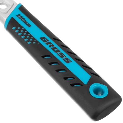 Ключ разводной, 250 мм, CrV, двухкомпонентная ручка Gross фото 5
