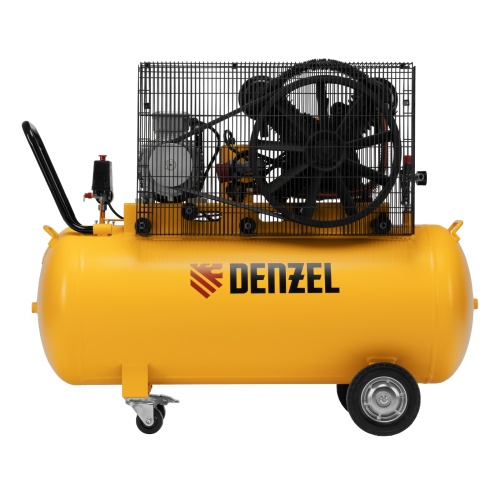 Компрессор воздушный рем. привод BCV 4000-T/200, 4,0 кВт, 200 литров, 690 л/мин Denzel фото 5