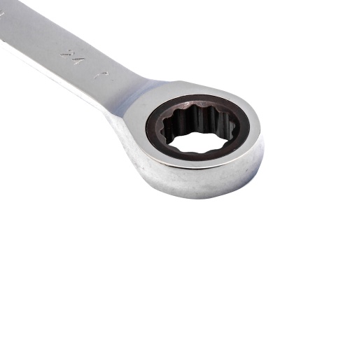 Ключ комбинированный трещоточный, 24 мм, CrV, зеркальный хром Matrix фото 3