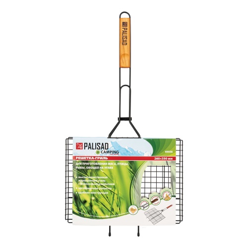 Решетка гриль 260 х 350 мм. антипригарное покрытие, Camping Palisad фото 7