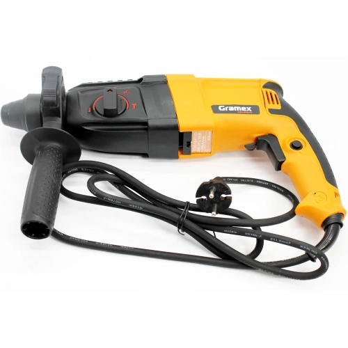 Перфоратор электрический Gramex HRH-980 (980Вт,0-1300об/мин,0-5500уд/мин,3,3Дж,3 реж,SDS+) кейс (1/4) 4195 фото 3 Перфоратор электрический Gramex HRH-980 (980Вт,0-1300об/мин,0-5500уд/мин,3,3Дж,3 реж,SDS+) кейс (1/4) 4195 фото 3