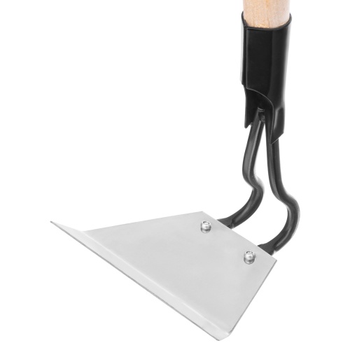 Мотыга, нержавеющая сталь, 150 х 90 х 1300 мм, деревянный черенок, Сибртех фото 4