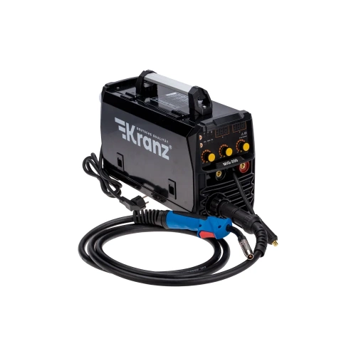 Полуавтоматический инверторный сварочный аппарат KRANZ MIG-200 11-0927 Полуавтоматический инверторный сварочный аппарат KRANZ MIG-200 11-0927