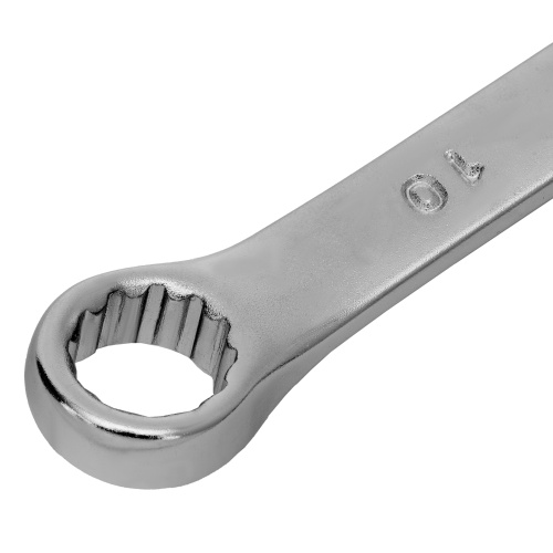 Ключ комбинированный, 10 мм, CrV, матовый хром Stels фото 4