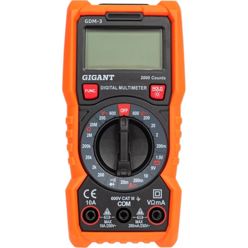 Цифровой мультиметр Gigant GDM-3 фото 4 Цифровой мультиметр Gigant GDM-3 фото 4
