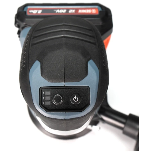 Шлифовальная эксцентриковая аккумуляторная машина SENIX X2 20V, 125мм, 1 акб, 1 зу PSX2-M1-EU фото 8