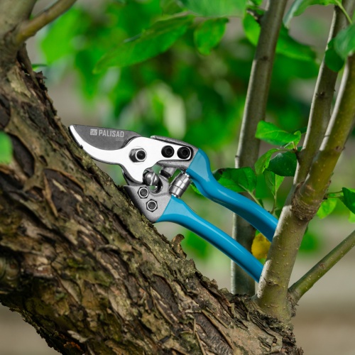 Секатор прямого реза, 190 мм, алюминиевые обрезиненые рукоятки, LUXE Palisad фото 8