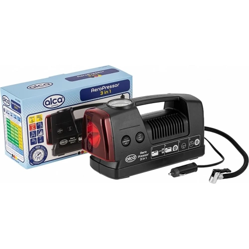 Компрессор Alca 3 в 1 Nonstop с лампой, 21 бар, 12 В, 12 А, 12 л/мин, 144 Вт 219000