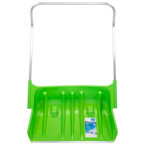 Движок для уборки снега пластиковый, 810 х 535 х 1300 мм, алюминиевая рукоятка, Сибртех фото 2