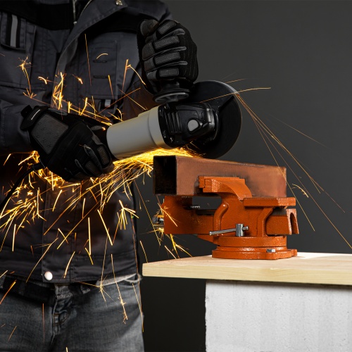 Тиски слесарные, 125 мм, поворотные, с наковальней Sparta фото 28