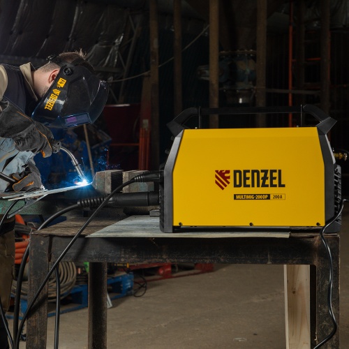 Аппарат инвертор. полуавтомат. сварки MultiMIG-200DP Synergy Double Pulse, 200 А, ПВ 80% Denzel фото 36