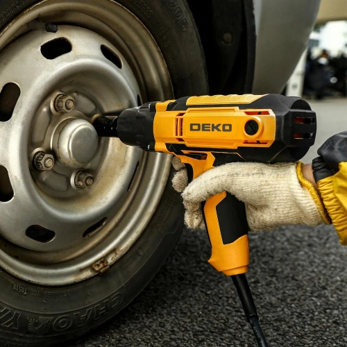 Гайковерт сетевой ударный DEKO DKIW1000, 1000 Вт, 400 Нм 083-1086 фото 6