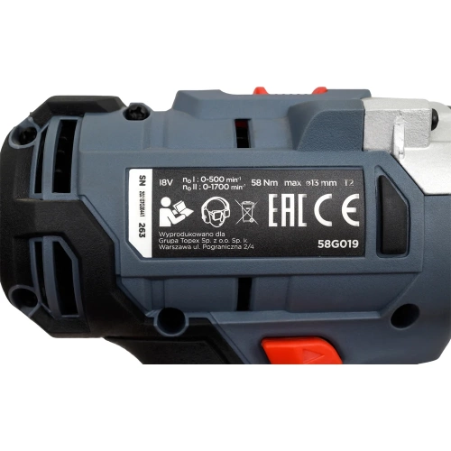 Аккумуляторная бесщеточная дрель-шуруповерт GRAPHITE Energy+ 58G019 фото 9