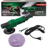 Машина полировальная электрическая Rockforce (230V, 1200W, 500-2500об/мин, диаметр круга - 150мм) RF-WT03105(62353)