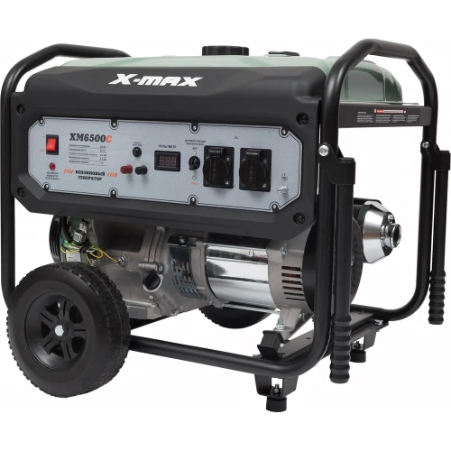 Бензиновый генератор X-MAX (5,5 кВт, ручной стартер, медная  обмотка, без АКБ) XM6500C фото 4