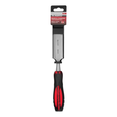 Долото-стамеска "Тигровый глаз", 30 мм, двухкомпонентная обрезиненная рукоятка Matrix фото 6