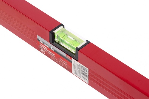 Уровень алюминиевый, 800 мм, 3 глазка, красный, линейка Matrix фото 3