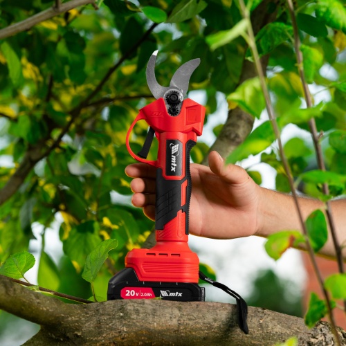 Секатор аккумуляторный, бесщет., BP-25, Li-Ion, 20 В MTX фото 28