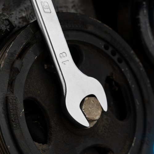 Ключ комбинированный трещоточный, 18 мм, количество зубьев 100 Gross фото 7