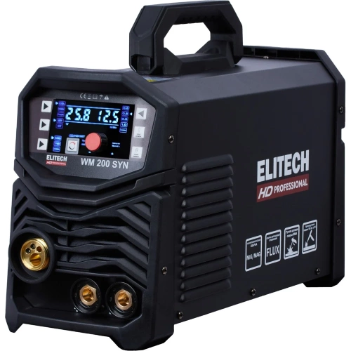Мультисистема сварочная Elitech HD WM 200 SYN (MIG/MAG+MMA+TIG, 200А) 204471