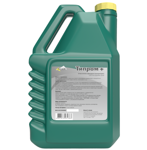 Очиститель фасадов Типром Плюс 5 л фото 4