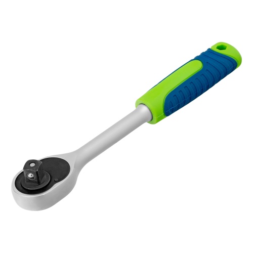 Ключ-трещотка 1/2", 45 зубьев, с быстрым сбросом, матовый хром Сибртех фото 2 Ключ-трещотка 1/2", 45 зубьев, с быстрым сбросом, матовый хром Сибртех фото 2