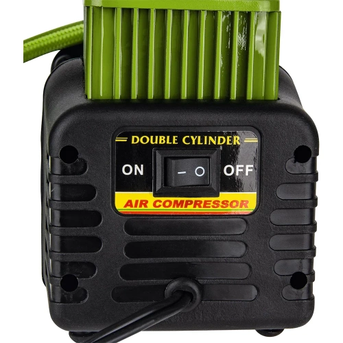 Компрессор двухпоршневой автомобильный PROCRAFT 80 л/мин, 276 Вт, 25А, 10 бар, крокодилы LK400 фото 11