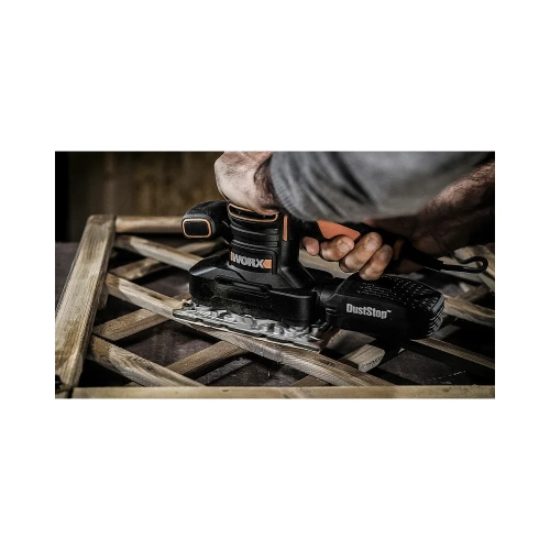 Электрическая виброшлифмашина WORX 250Вт WX641 фото 7