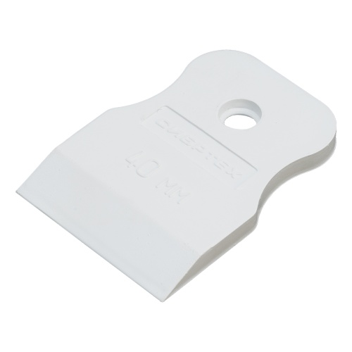 Шпатель, белая резина, 40 мм Сибртех фото 4