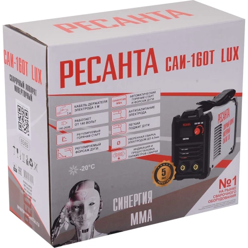 Сварочный инверторный аппарат Ресанта САИ-160Т LUX 65/69 фото 9 Сварочный инверторный аппарат Ресанта САИ-160Т LUX 65/69 фото 9