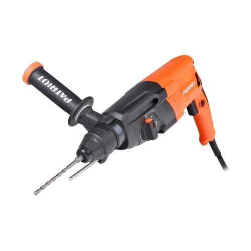 Перфоратор PATRIOT RH 267 SDS+, мощность 825 Вт, 2.8 Дж, 3 режима работы, макс.диаметр 26 мм, набор буров и долот, глубиномер, кейс 140301327 фото 4