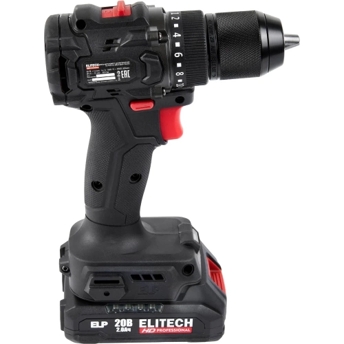 Аккумуляторная дрель Elitech CD 20SL2 (20В, 2х2Ач, 60Нм, BL) HD 205717 фото 6 Аккумуляторная дрель Elitech CD 20SL2 (20В, 2х2Ач, 60Нм, BL) HD 205717 фото 6