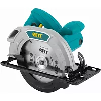 Дисковая пила FIT 1280 Вт, 5000 об/мин, 185/20 мм, железная опора, резиновая накладка, быстрая смена щеток, блок шпинделя, коробка 80398