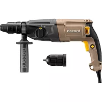 Перфоратор Nocord 800 Вт, 3.0 Дж, 3 режима, быстросъёмный патрон SDS+ и кулачковый патрон в комплекте, NHD-800.30.2 900089.NHD-800.30.2-2